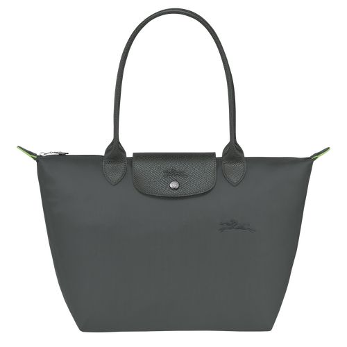 long champ Le Pliage Green M Tote Recycled canvas Női Válltáskák Graphite | HUEB8786