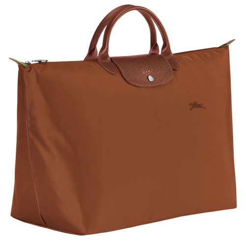 long champ Le Pliage Green S Recycled canvas Női Utazótáskák Cognac | HUGS8283