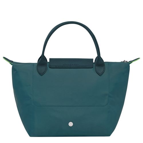 long champ Le Pliage Green S Recycled canvas Női Kézitáska Páva | HUYX9054