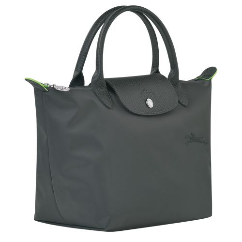 long champ Le Pliage Green S Recycled canvas Női Kézitáska Graphite | HUTC9053