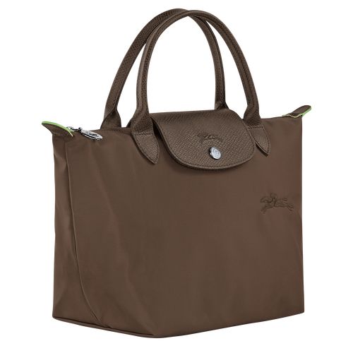 long champ Le Pliage Green S Recycled canvas Női Kézitáska Terra | HUEB9051