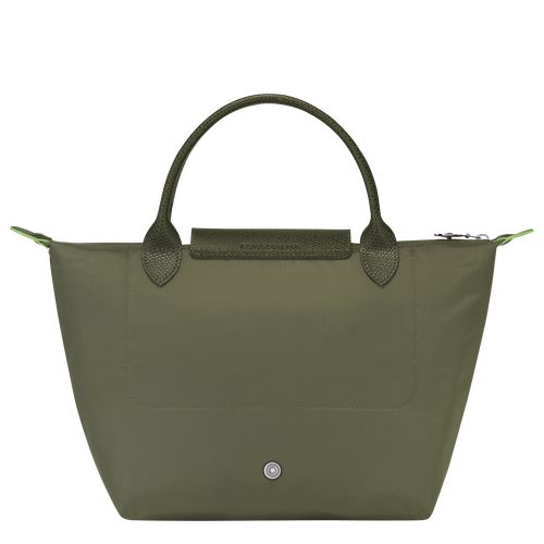 long champ Le Pliage Green S Recycled canvas Női Kézitáska Forest | HUQM9049