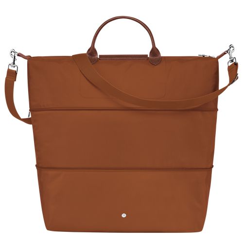 long champ Le Pliage Green expandable Recycled canvas Női Utazótáskák Cognac | HUQM8268