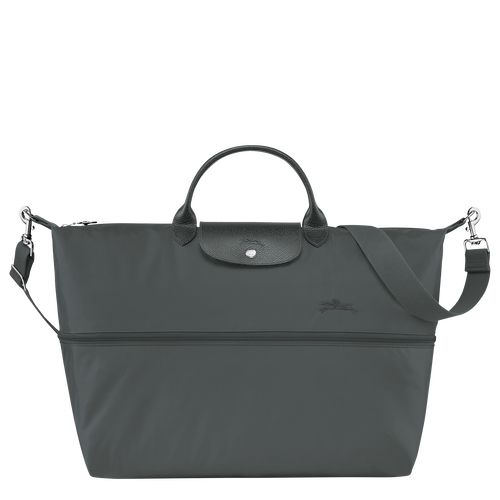 long champ Le Pliage Green expandable Recycled canvas Női Utazótáskák Graphite | HUEB8266