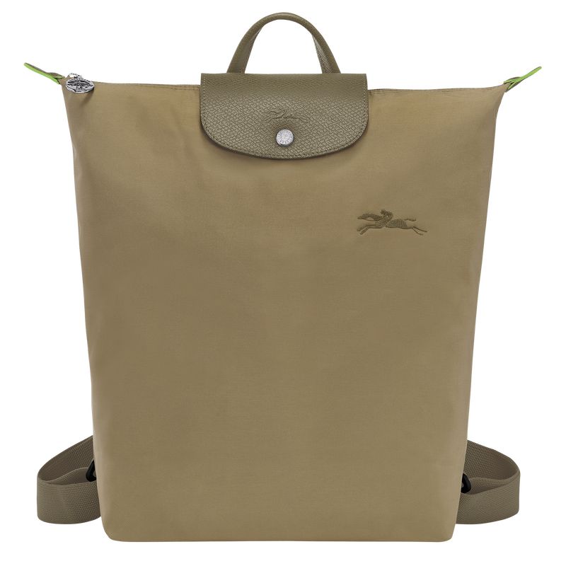 long champ Le Pliage M Canvas Női Hátizsákok Artichoke | HUJP8753