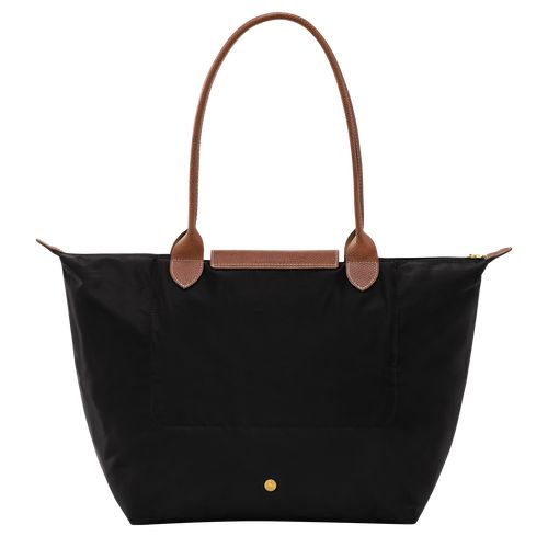 long champ Le Pliage Original L Tote Recycled canvas Női Válltáskák Fekete | HUJP8805