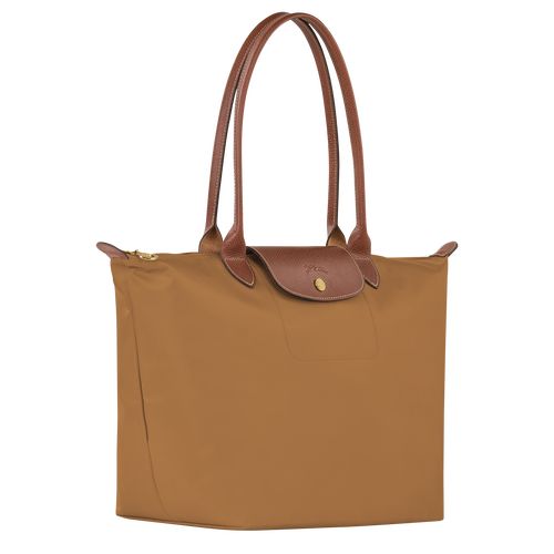 long champ Le Pliage Original L Tote Recycled canvas Női Válltáskák Fawn | HUDF8801