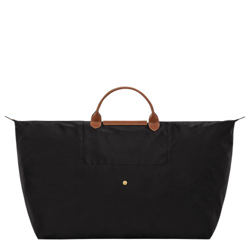 long champ Le Pliage Original M Recycled canvas Női Utazótáskák Fekete | HUVR8298