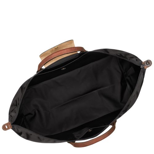 long champ Le Pliage Original M Recycled canvas Női Utazótáskák Fekete | HUVR8298