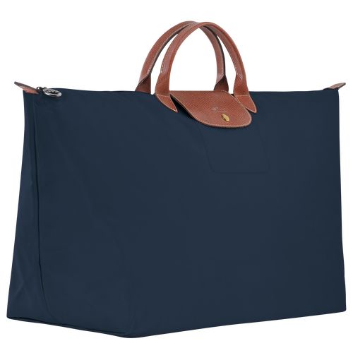 long champ Le Pliage Original M Recycled canvas Női Utazótáskák Sötétkék | HUBE8297