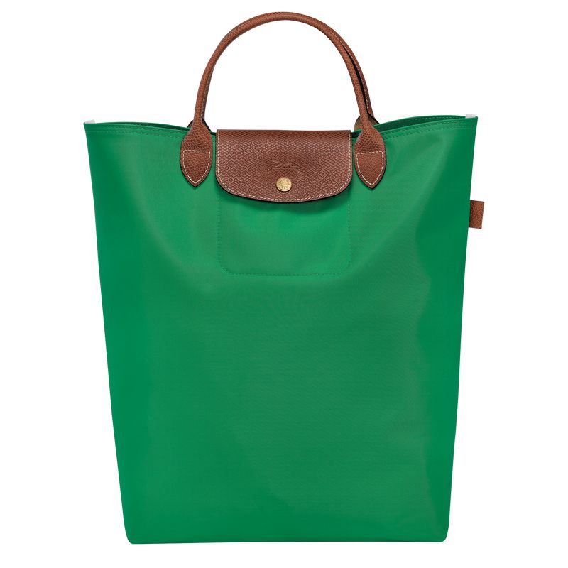 long champ Le Pliage Original M Tote Canvas Női Kézitáska Zöld | HUOK9248