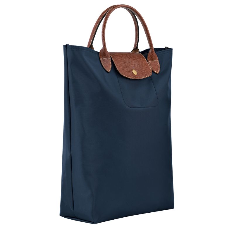 long champ Le Pliage Original M Tote Canvas Női Kézitáska Sötétkék | HUFD9243