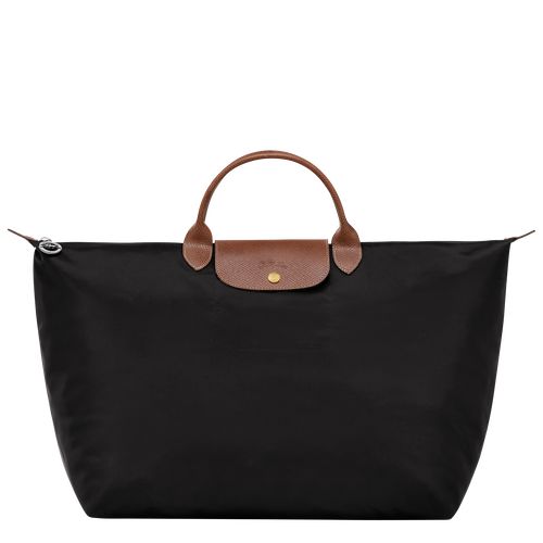 long champ Le Pliage Original S Recycled canvas Női Utazótáskák Fekete | HUHA8305