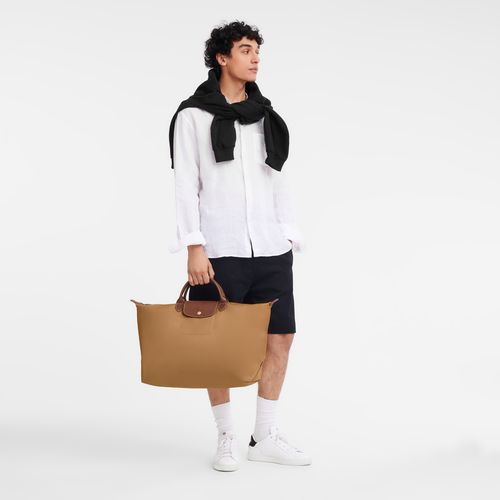 long champ Le Pliage Original S Recycled canvas Női Utazótáskák Fawn | HUZU8301