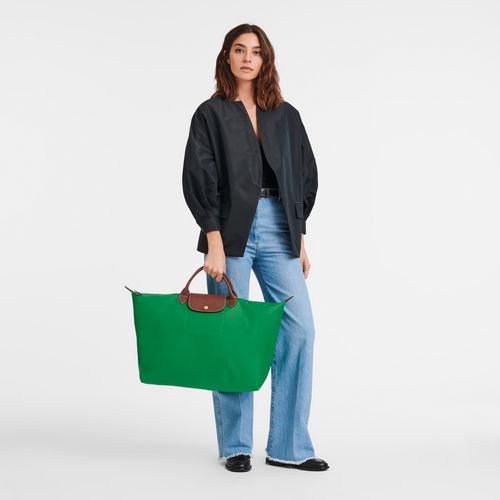 long champ Le Pliage Original S Recycled canvas Női Utazótáskák Zöld | HUCT8299