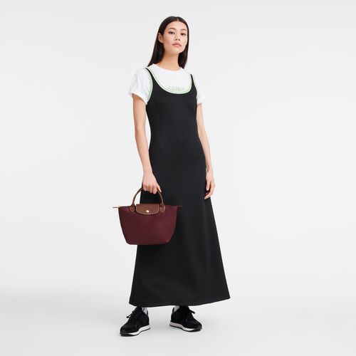 long champ Le Pliage Original S Recycled canvas Női Kézitáska Bordó | HUZU9068