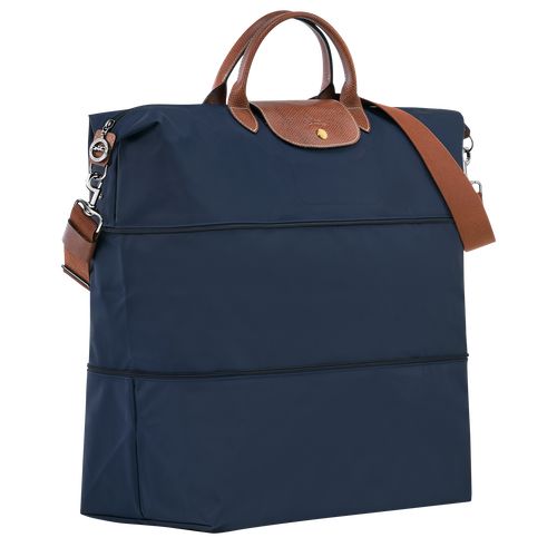 long champ Le Pliage Original expandable Recycled canvas Női Utazótáskák Sötétkék | HUCT8290