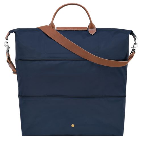 long champ Le Pliage Original expandable Recycled canvas Női Utazótáskák Sötétkék | HUCT8290