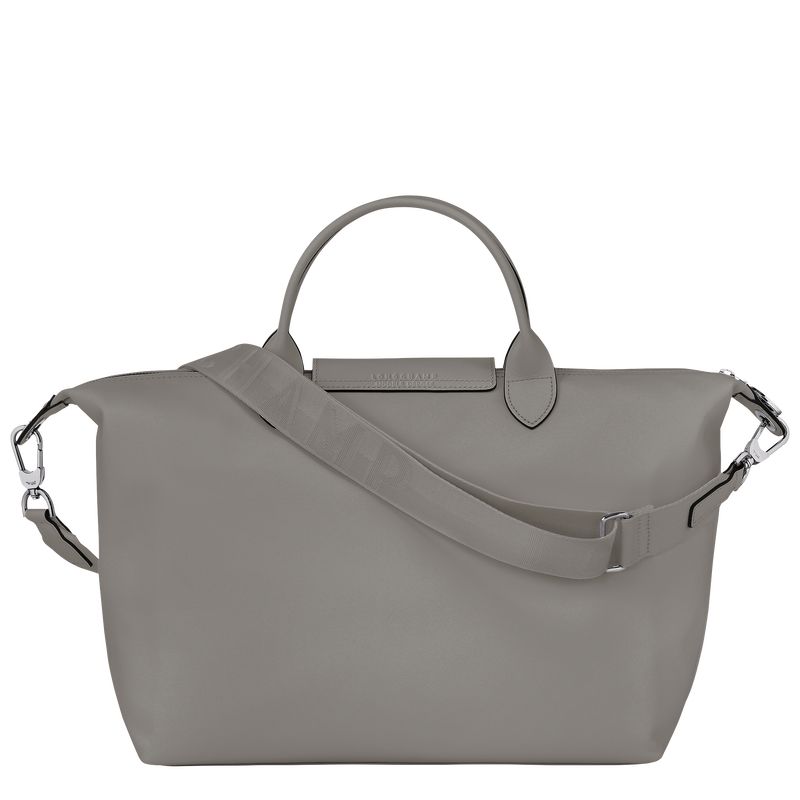 long champ Le Pliage Xtra L Leather Férfi Kézitáska Turtledove | HUIL7481