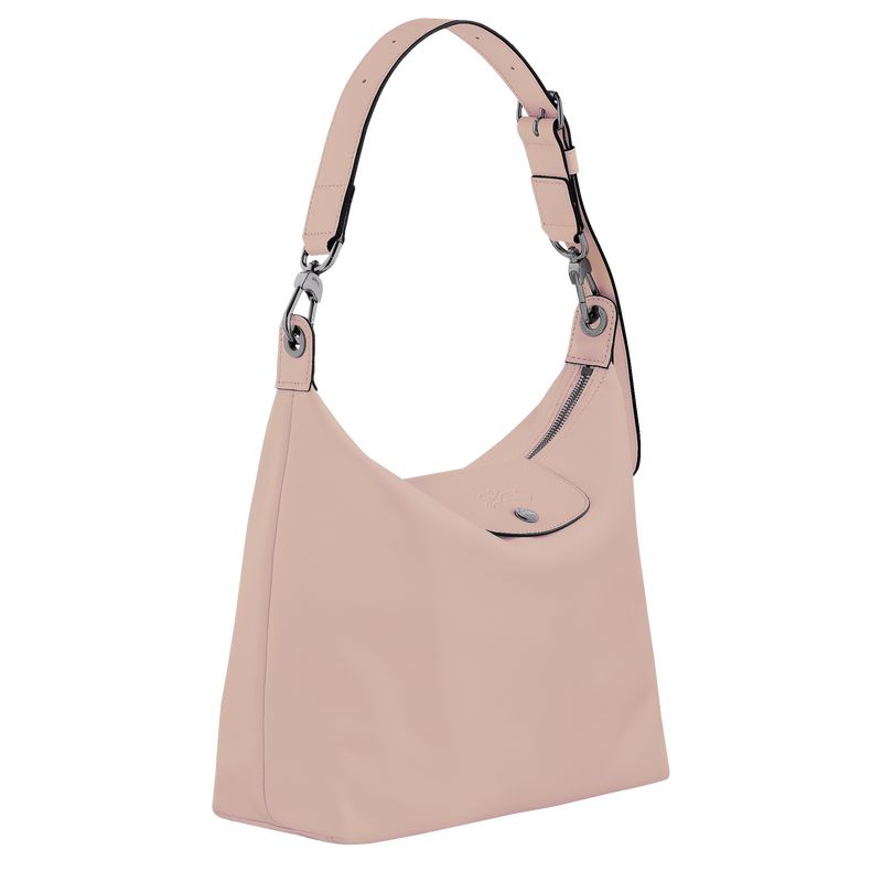 long champ Le Pliage Xtra M Hobo Leather Női Válltáskák Nude | HUUZ8886