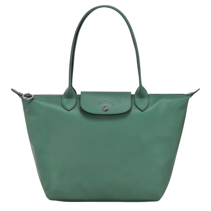 long champ Le Pliage Xtra M Tote Leather Női Válltáskák Sage | HUTC8845