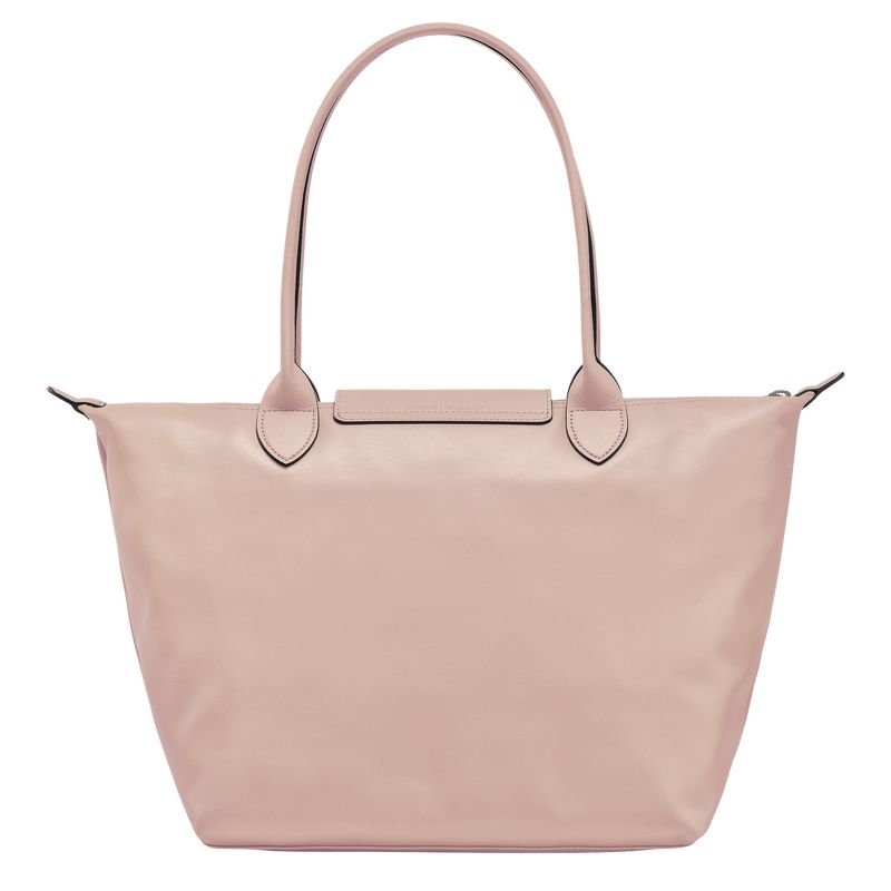 long champ Le Pliage Xtra M Tote Leather Női Válltáskák Nude | HURV8844