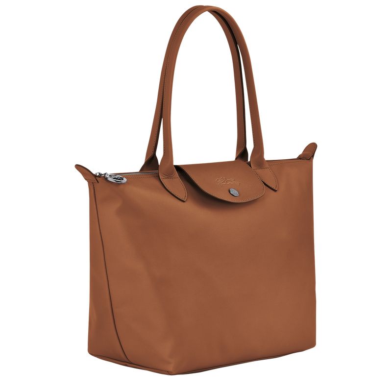 long champ Le Pliage Xtra M Tote Leather Női Válltáskák Cognac | HUEB8843