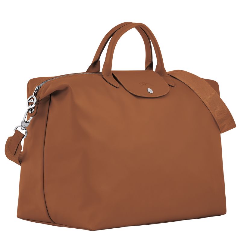 long champ Le Pliage Xtra S Leather Férfi Utazótáskák Cognac | HUWN7227