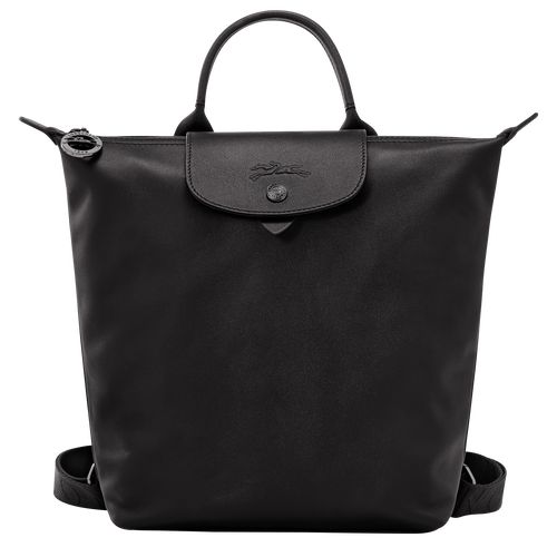 long champ Le Pliage Xtra S Leather Női Hátizsákok Fekete | HUUZ8743