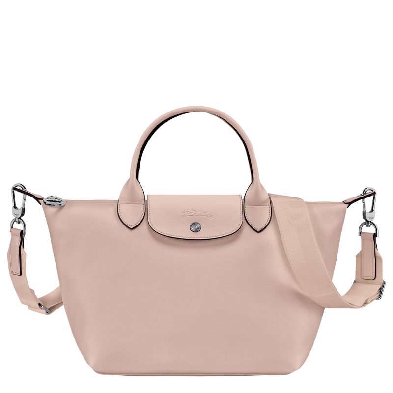 long champ Le Pliage Xtra S Leather Női Kézitáska Nude | HUDF9217