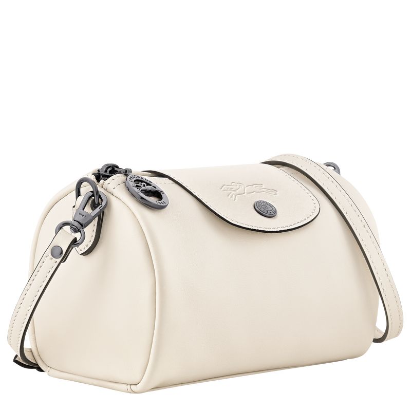 long champ Le Pliage Xtra XS Crossbody Leather Női Mini Táskák Ecru | HUKO9291