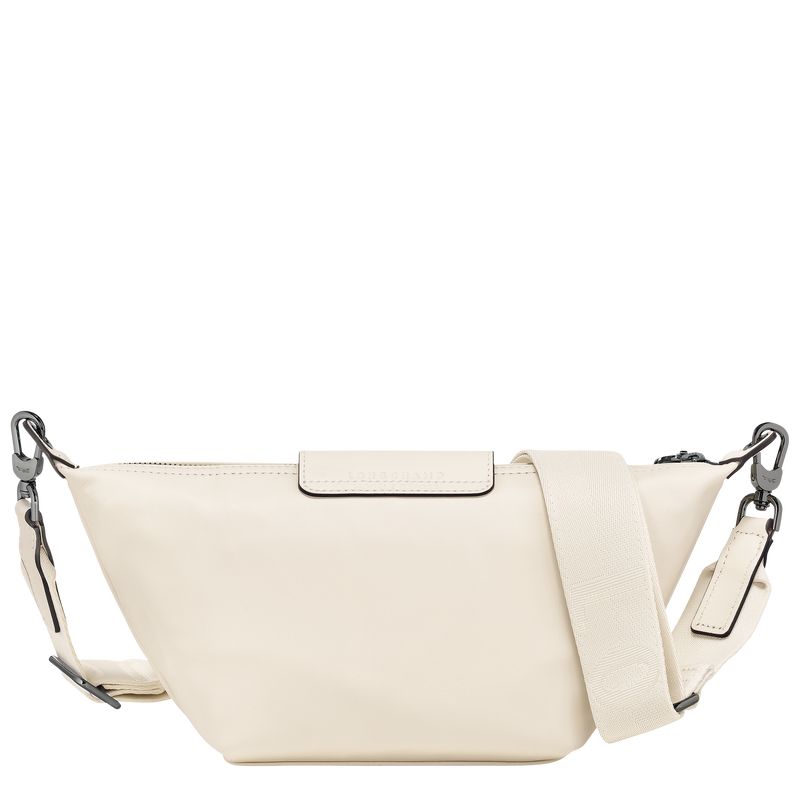 long champ Le Pliage Xtra XS Crossbody Leather Női Válltáskák Ecru | HUIL8833