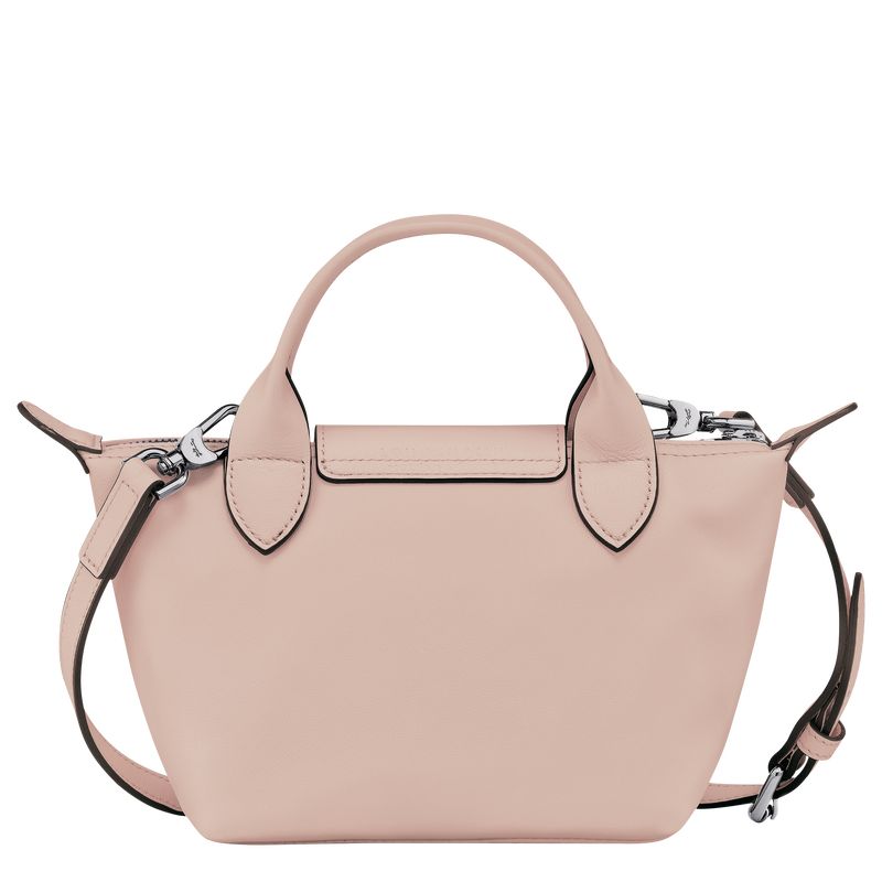 long champ Le Pliage Xtra XS Handbag Leather Női Mini Táskák Nude | HURV9305