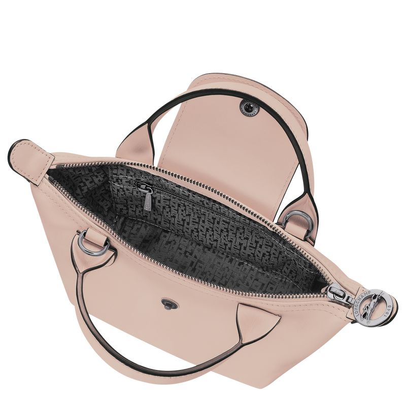 long champ Le Pliage Xtra XS Handbag Leather Női Mini Táskák Nude | HURV9305