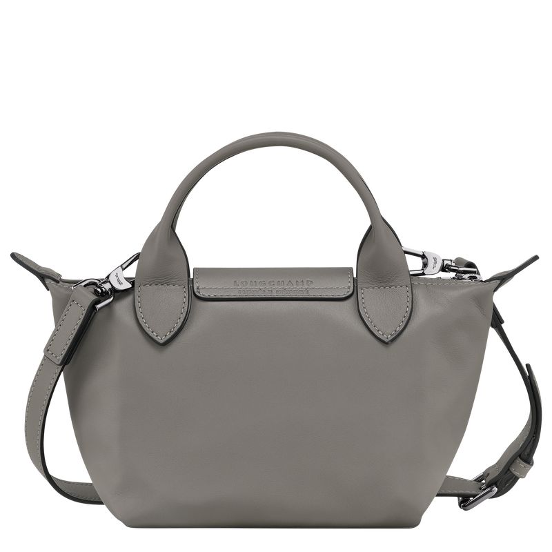 long champ Le Pliage Xtra XS Handbag Leather Női Mini Táskák Turtledove | HUWN9307