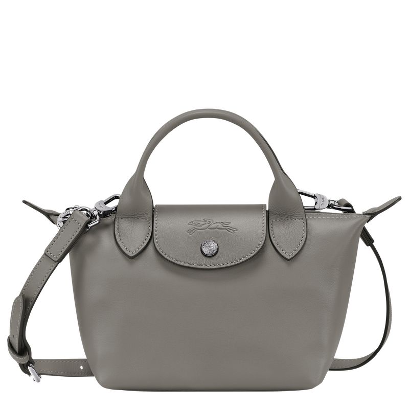 long champ Le Pliage Xtra XS Handbag Leather Női Mini Táskák Turtledove | HUWN9307