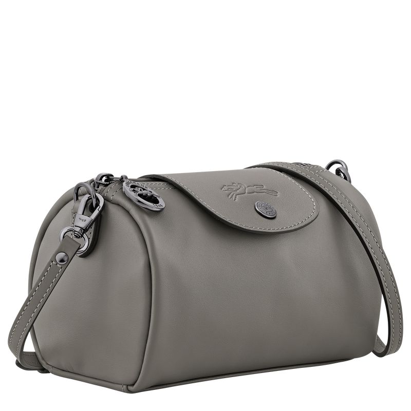 long champ Le Pliage Xtra XS Leather Női Crossbody Táska Turtledove | HUDF8957