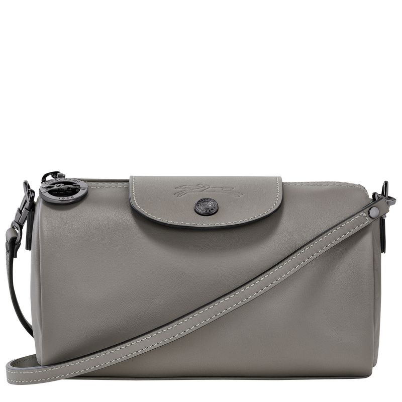 long champ Le Pliage Xtra XS Leather Női Crossbody Táska Turtledove | HUDF8957