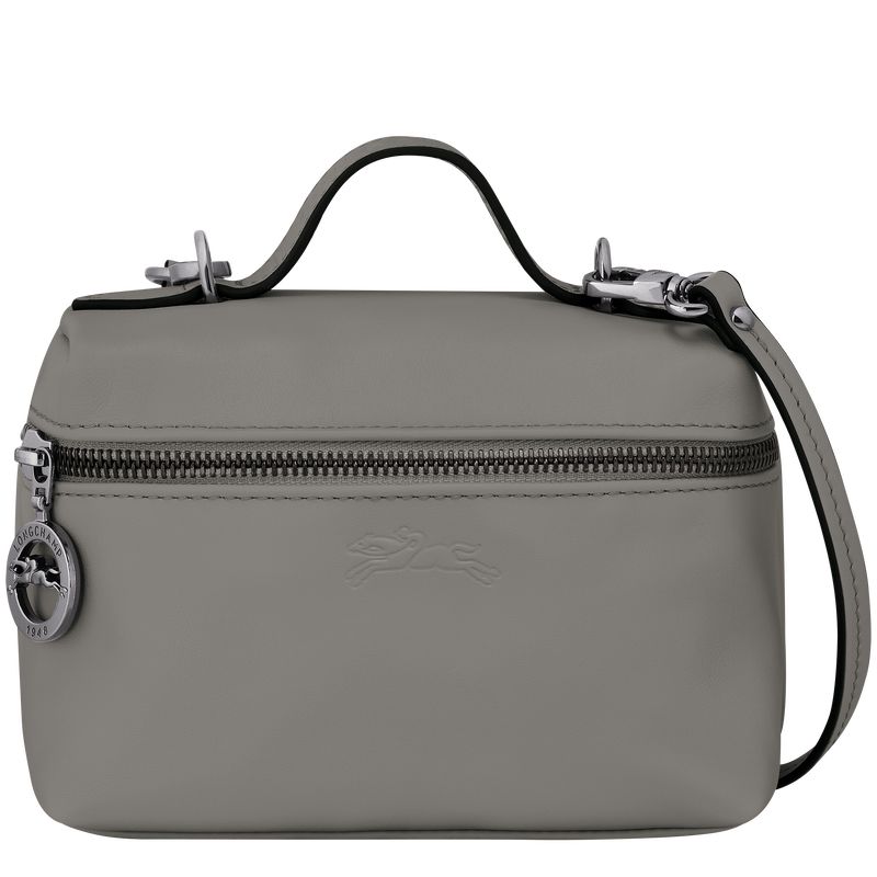 long champ Le Pliage Xtra XS Vanity Bőr Női Crossbody Táska Turtledove | HUVR9019