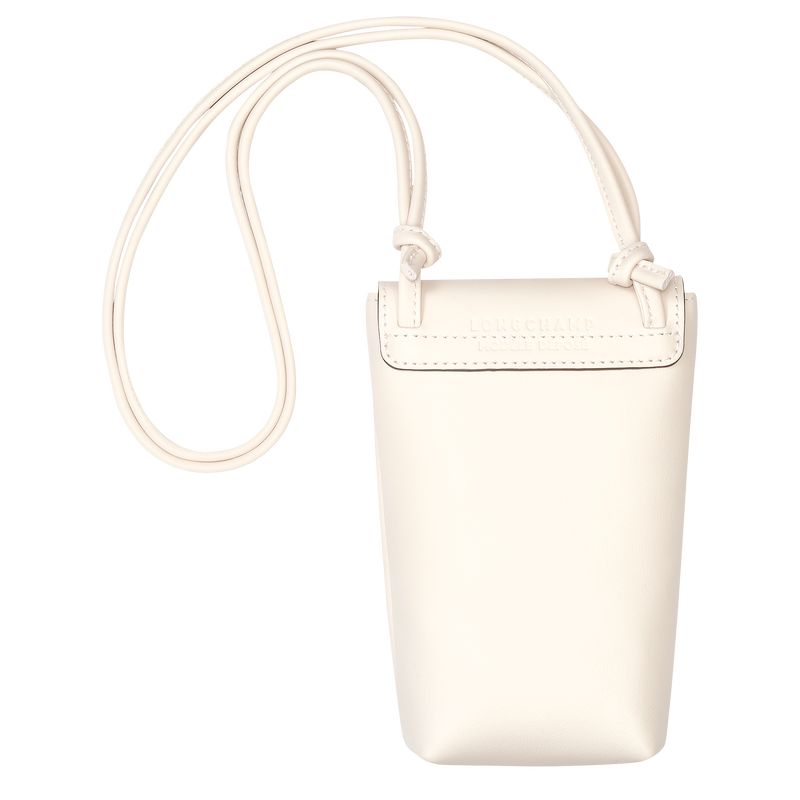 long champ Le Pliage Xtra with leather lace Leather Női Tok Ecru | HUDF8620