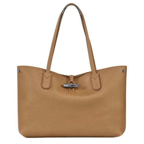 long champ Le Roseau Essential L Tote Leather Női Válltáskák Fawn | HUCT8819