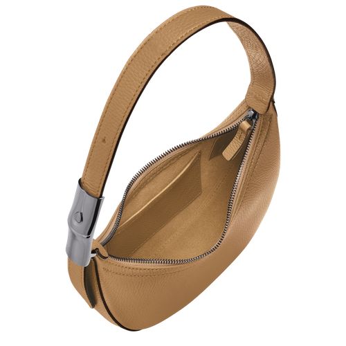 long champ Le Roseau Essential S Hobo Leather Női Válltáskák Fawn | HUJP8824