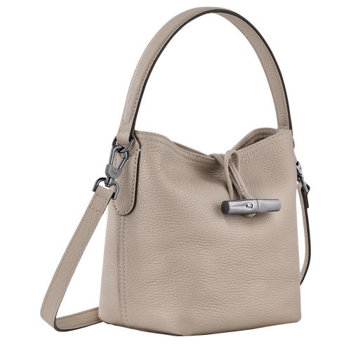 long champ Le Roseau Essential XS Bucket Leather Női Mini Táskák Clay | HUGS9271