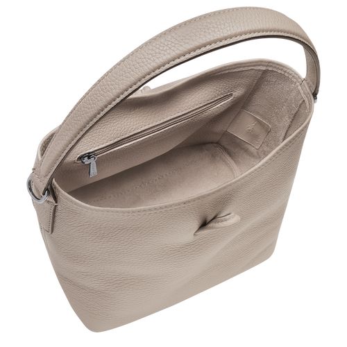 long champ Le Roseau Essential XS Bucket Leather Női Mini Táskák Clay | HUGS9271