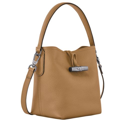 long champ Le Roseau Essential XS Bucket Leather Női Mini Táskák Fawn | HUFD9270