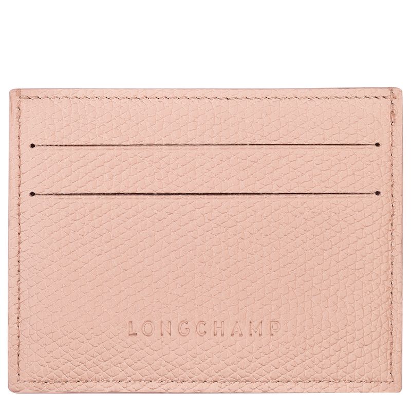 long champ Le Roseau Leather Női Kártyatartó Ballerina | HUPJ8486