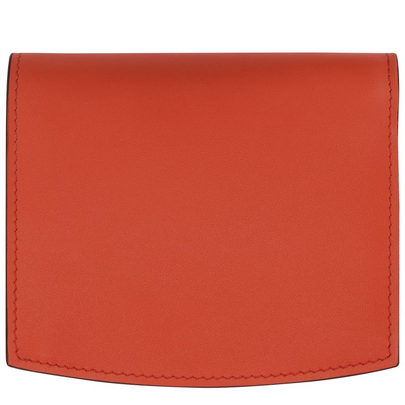 long champ Le Roseau Leather Női Pénztárca Paprika | HUJP8564