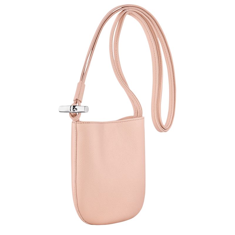 long champ Le Roseau S Leather Női Crossbody Táska Ballerina | HUBE8968