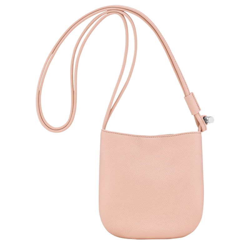 long champ Le Roseau S Leather Női Crossbody Táska Ballerina | HUBE8968