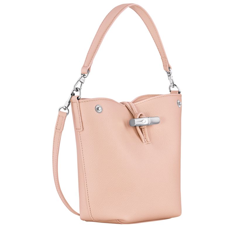 long champ Le Roseau XS Bucket Leather Női Mini Táskák Ballerina | HUNW9281